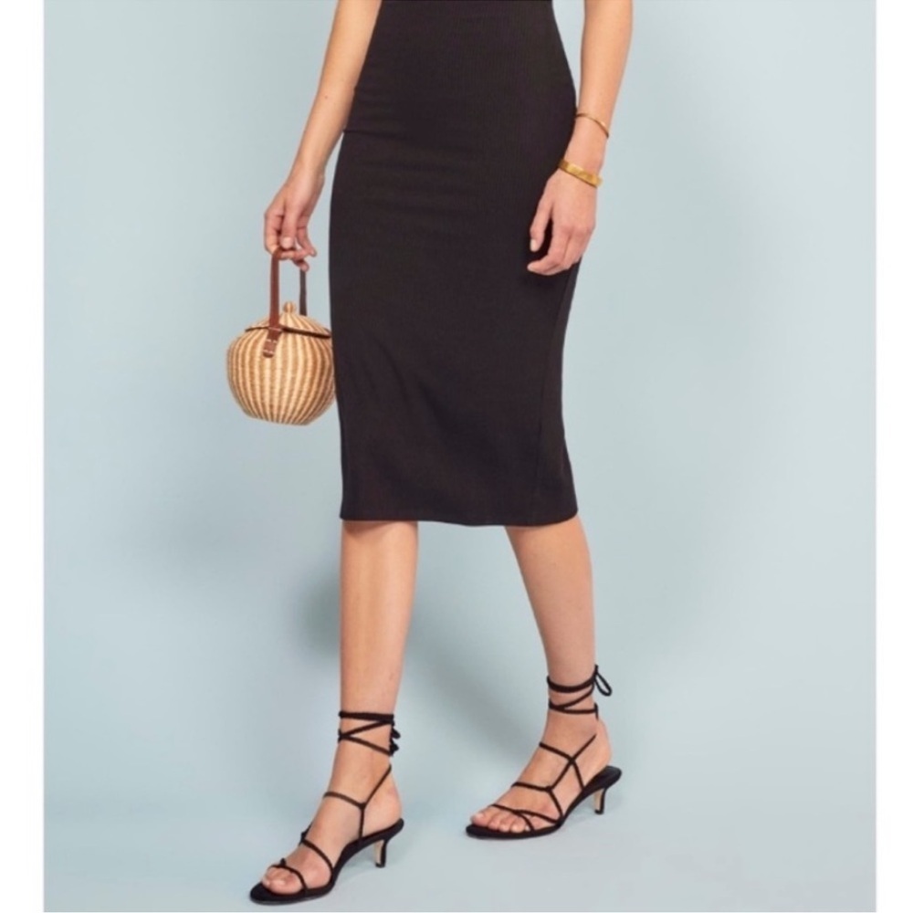 NEW! Reformation Porto Sandal Black US 8 - Picture 2 of 9